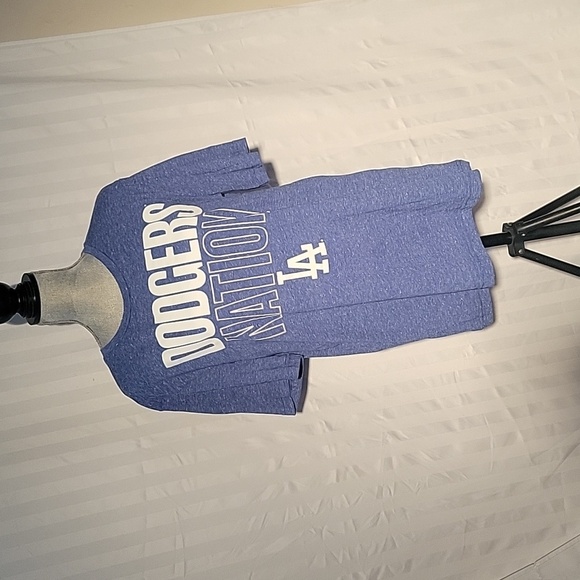 Majestic Dodgers Nation Short Sleeve T-Shirt, Size: L, NWT - Picture 1 of 9